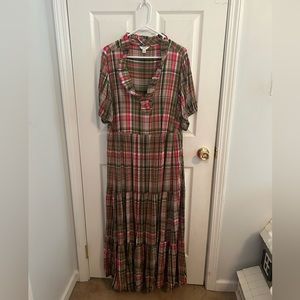 Crown & Ivy Maxi Dress - Plaid